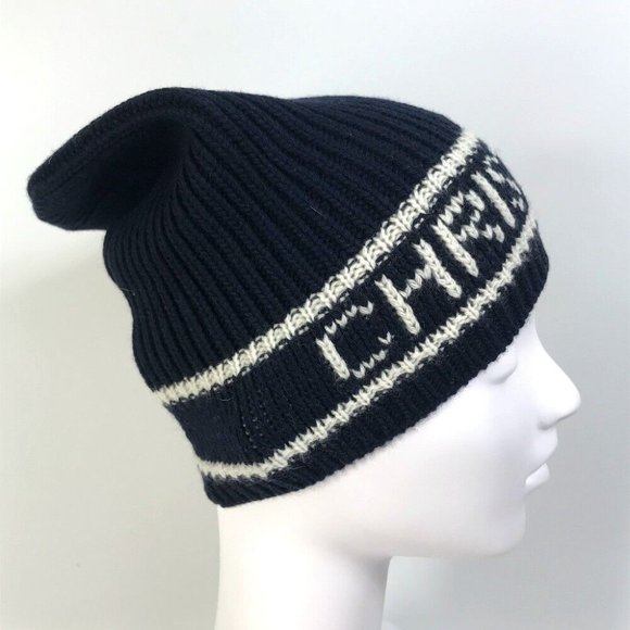 Christian Dior logo Knit hat